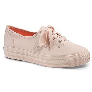 Platform Keds Triple Mono Pink Sneaker 9